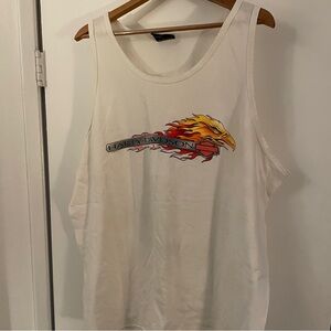 Vintage Harley-Davidson Tank sleeveless shirt with Fiery Eagle graphic XXL